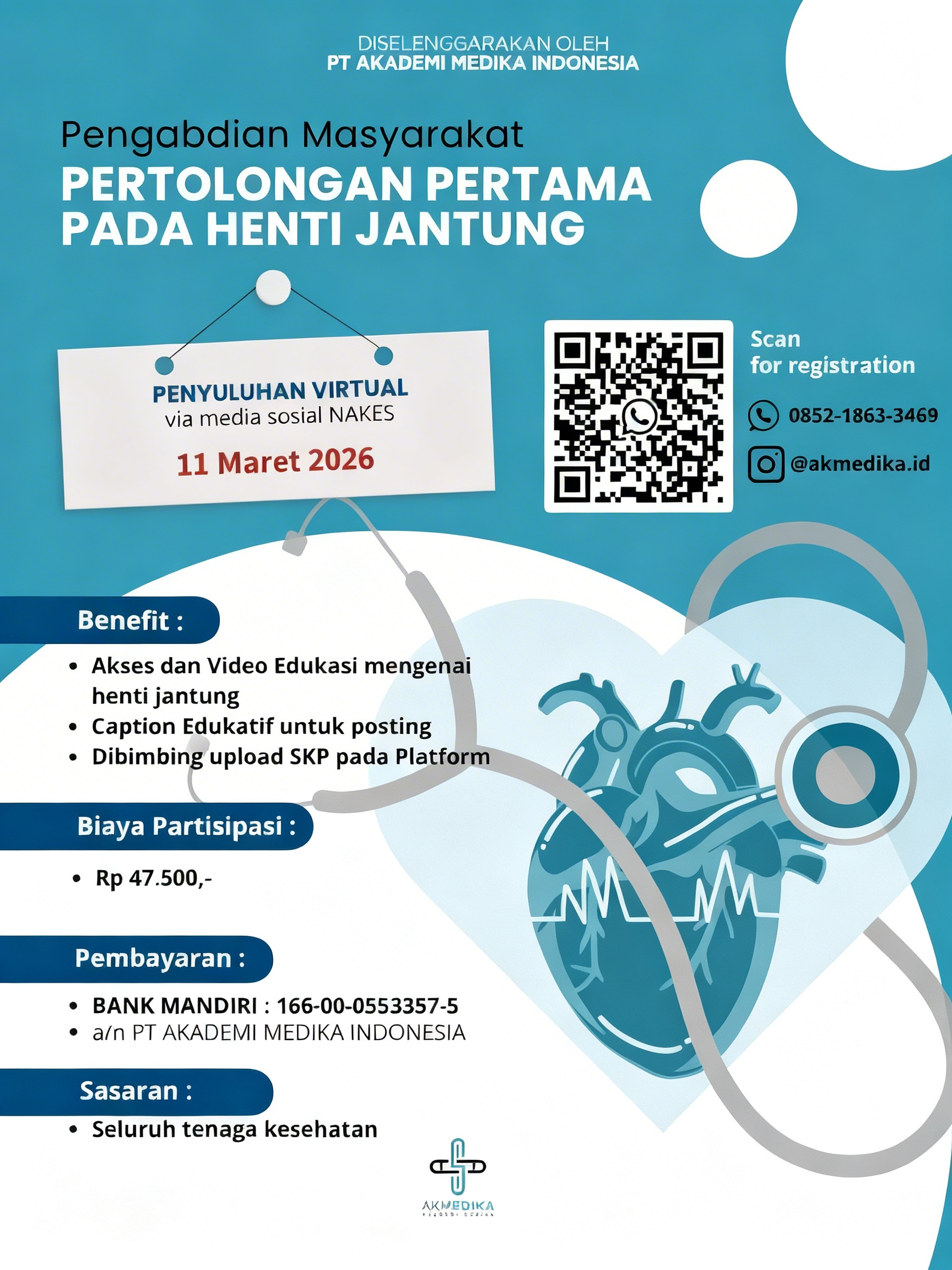Pengabdian Masyarakat Melalui Media Sosial - Pertolongan Pertama Pada Henti Jantung